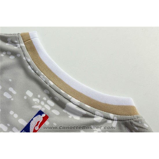 Maglia Luci Della Citta Los Angeles Lakers Kobe Bryant #24 Grigio